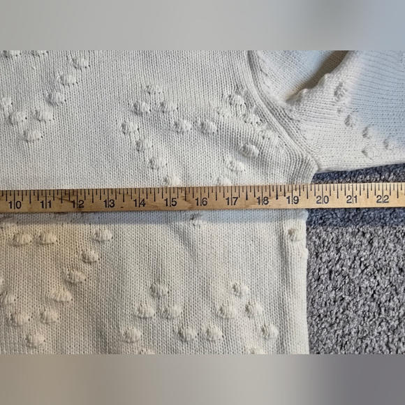 St John's Bay Vintage Knit Crewneck Sweater Countryside Chic Coastal Boho - Picture 6 of 6